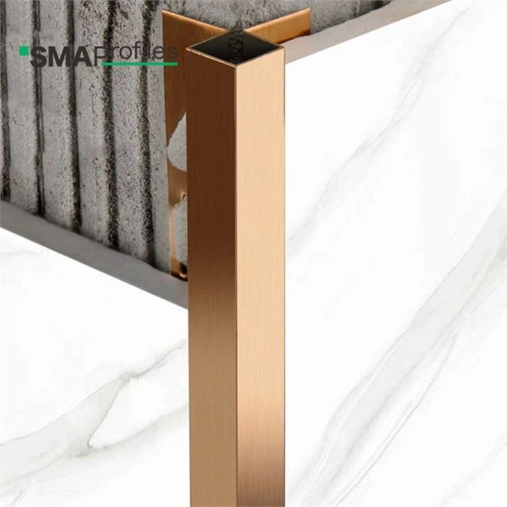 stainless steel counter edge trim